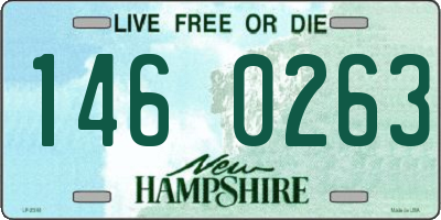 NH license plate 1460263