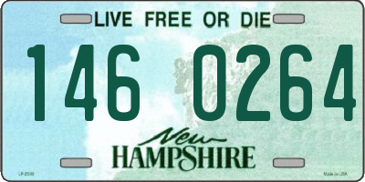NH license plate 1460264