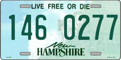 NH license plate 1460277
