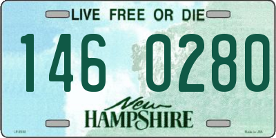 NH license plate 1460280