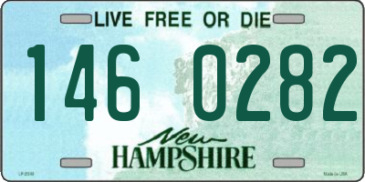 NH license plate 1460282