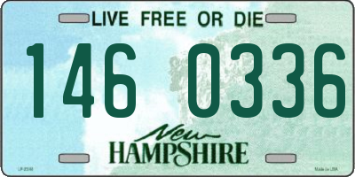 NH license plate 1460336