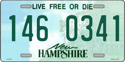 NH license plate 1460341