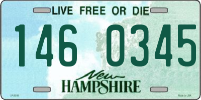 NH license plate 1460345
