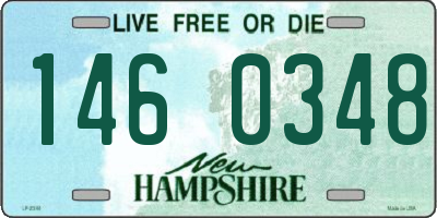 NH license plate 1460348