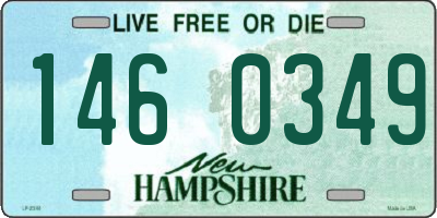 NH license plate 1460349