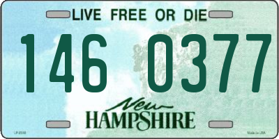 NH license plate 1460377