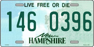 NH license plate 1460396