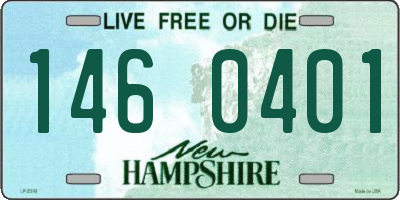 NH license plate 1460401