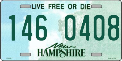 NH license plate 1460408