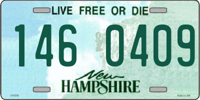 NH license plate 1460409