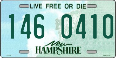 NH license plate 1460410