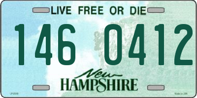 NH license plate 1460412