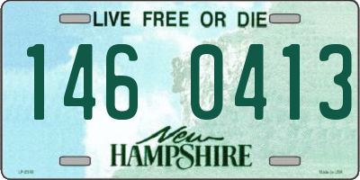 NH license plate 1460413