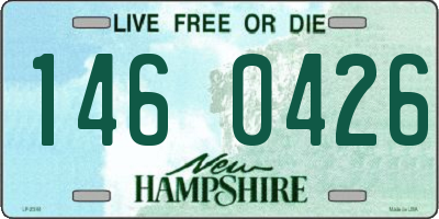 NH license plate 1460426