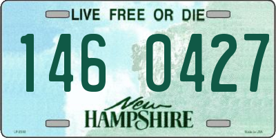 NH license plate 1460427