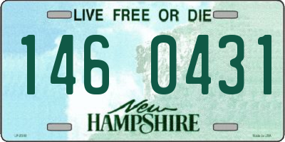 NH license plate 1460431