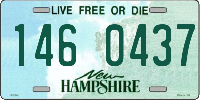 NH license plate 1460437