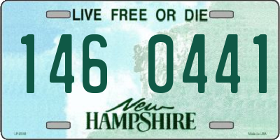 NH license plate 1460441