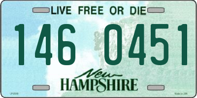 NH license plate 1460451