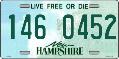 NH license plate 1460452