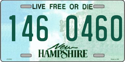 NH license plate 1460460