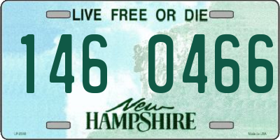 NH license plate 1460466