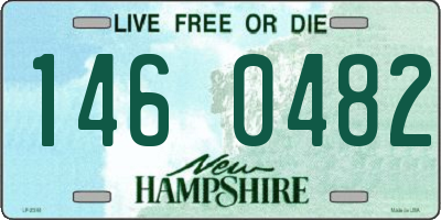 NH license plate 1460482