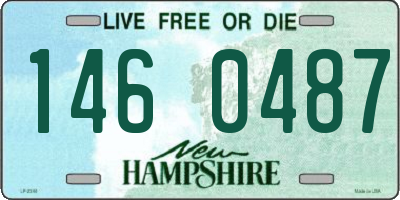 NH license plate 1460487
