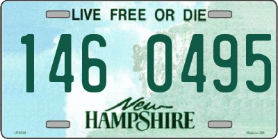 NH license plate 1460495