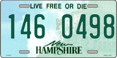 NH license plate 1460498