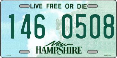 NH license plate 1460508