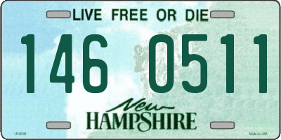 NH license plate 1460511