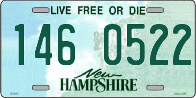 NH license plate 1460522