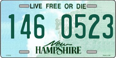 NH license plate 1460523