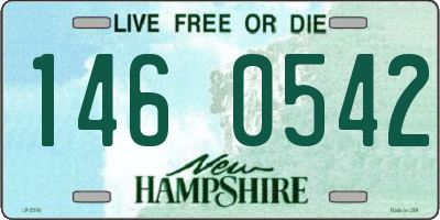 NH license plate 1460542