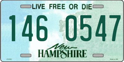NH license plate 1460547