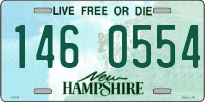 NH license plate 1460554