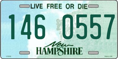 NH license plate 1460557