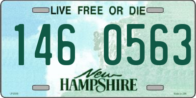 NH license plate 1460563