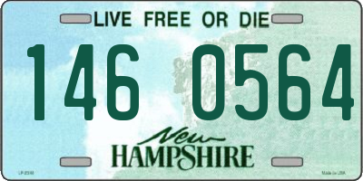 NH license plate 1460564