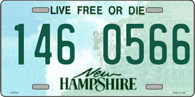 NH license plate 1460566