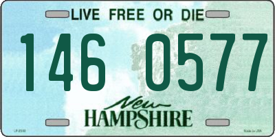 NH license plate 1460577