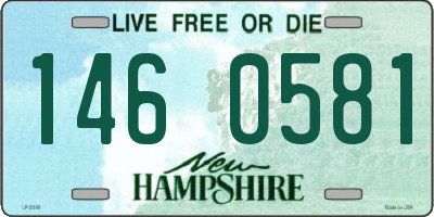 NH license plate 1460581