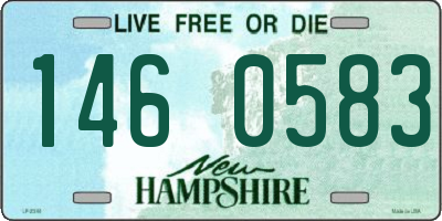 NH license plate 1460583