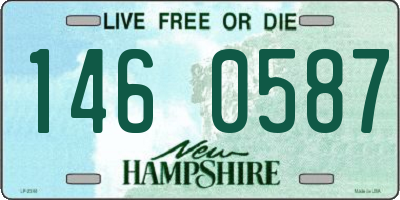 NH license plate 1460587