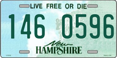 NH license plate 1460596
