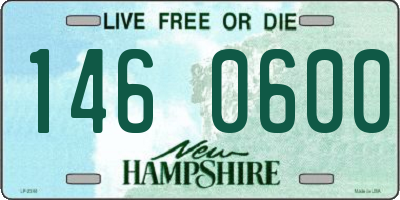 NH license plate 1460600