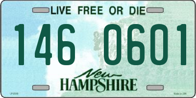 NH license plate 1460601