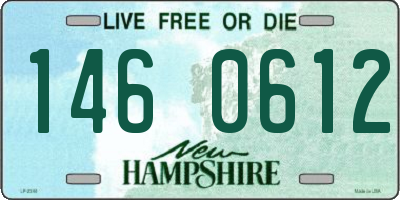 NH license plate 1460612